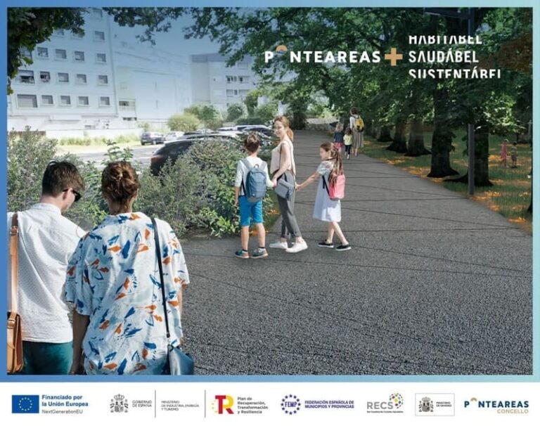 Ponteareas licita unha nova humanización dunha rúa tras una aportación da Unión Europea