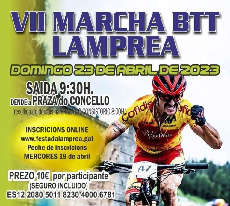 Arbo abre as inscricións da VII Marcha BTT da Lamprea