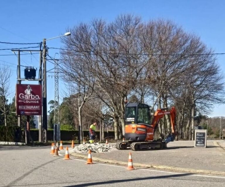 Iniciada a obra de mellora da intersección do Alto de San Cosme cunha rotonda