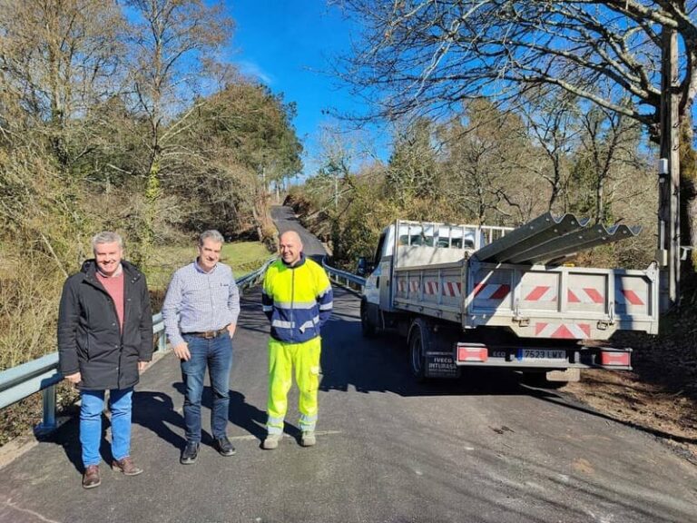 Rematadas as obras de mellora dos camiños de Xunqueiras, Coto do Muíño e Santa Baia da Cañiza