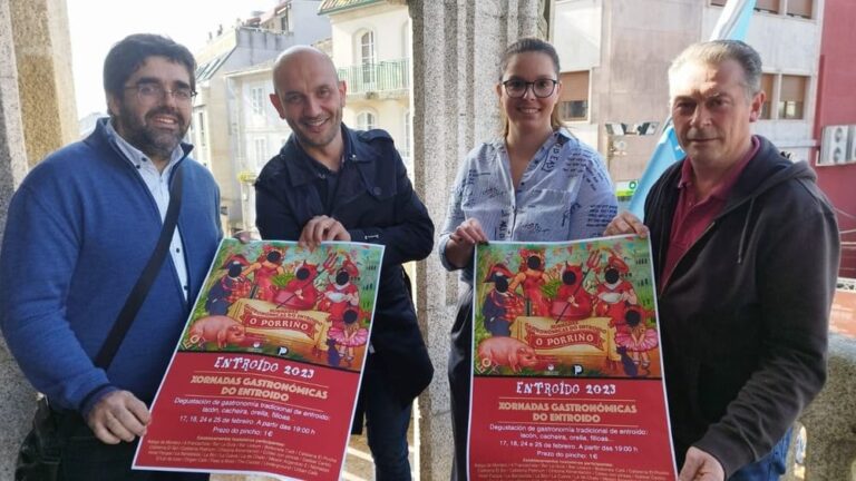 Chegan ao Porriño os pinchos polo Entroido