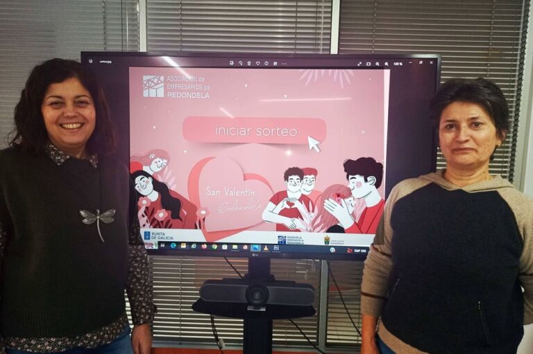 A Asociación de Empresarios de Redondela realiza o sorteo da campaña de San Valentín