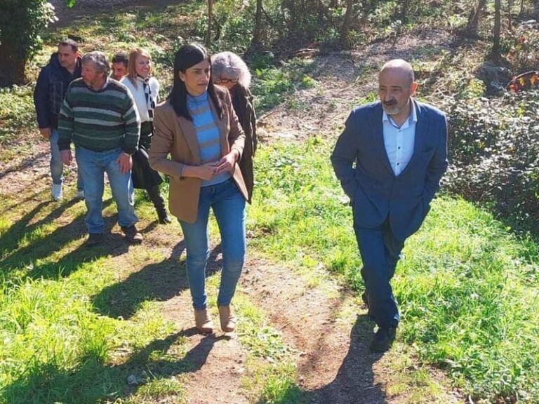 O presidente da Confederación Hidrográfica Miño-Sil visita Salceda de Caselas