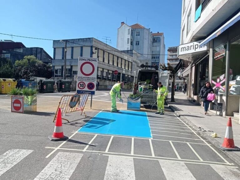 Ponteareas crea 15 novas prazas de estacionamento para persoas con mobilidade reducida