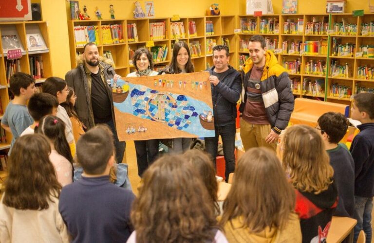 Alumnado do CEIP de Sobrada deseña a bandeira do tradicional Lanzo da Cruz de Tomiño
