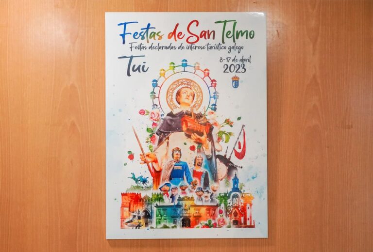 O murciano Rubén Lucas García gañador do concurso do cartel das Festas de San Telmo 2023 convocado polo Concello de Tui