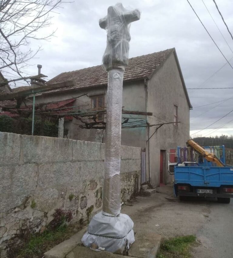 Salvaterra inicia as obras do cruceiro do Casco, en Fornelos