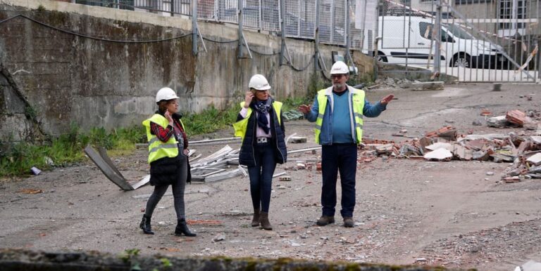 Redondela avanza a bo ritmo nas obras do aparcadoiro disuasorio da Praza de Ponteareas