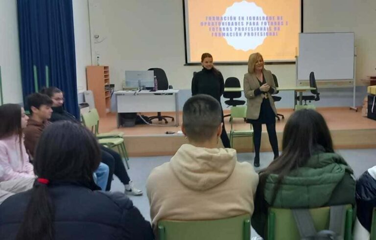 Redondela oferta unha formación pioneira dedicada a igualdade de oportunidades para futuros e futuras profesionais da FP