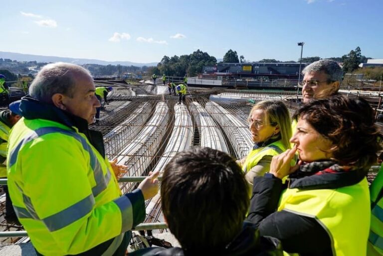 As obras de conexión da autovía Tui-A Guarda coa A-55 acadan o 55 % da execución