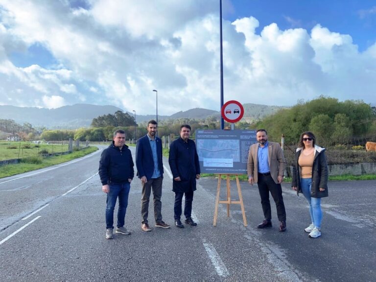 A Deputación leva o modelo de mobilidade amable e sostible á estrada de acceso a Donas en Gondomar