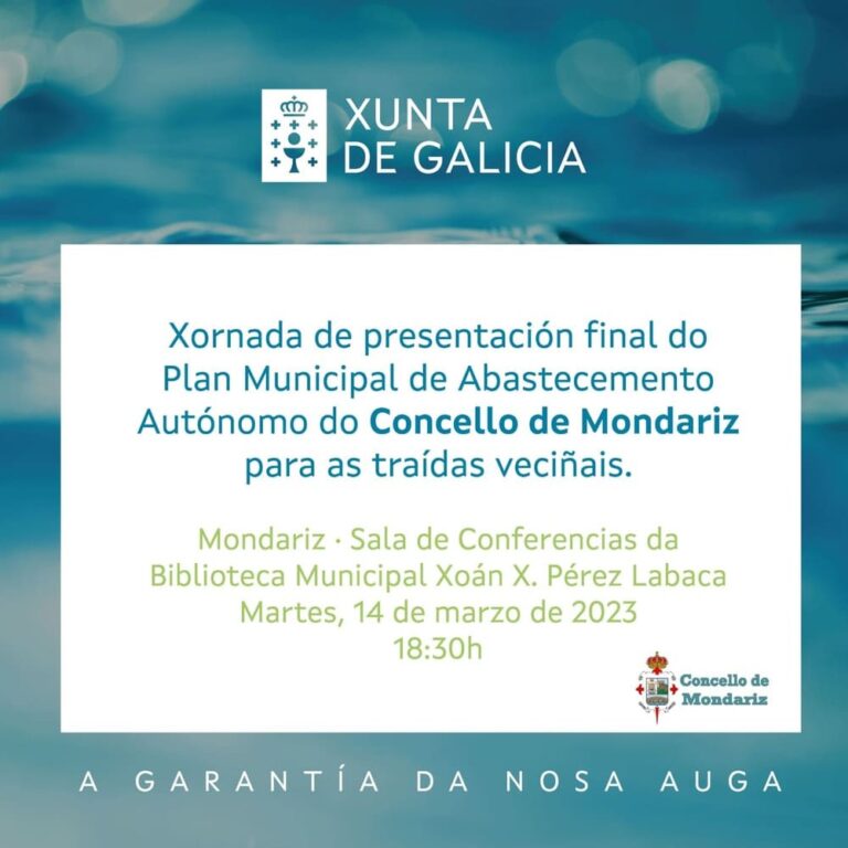 Xornada de presentación do plan municipal de abastecemento autónomo en Mondariz