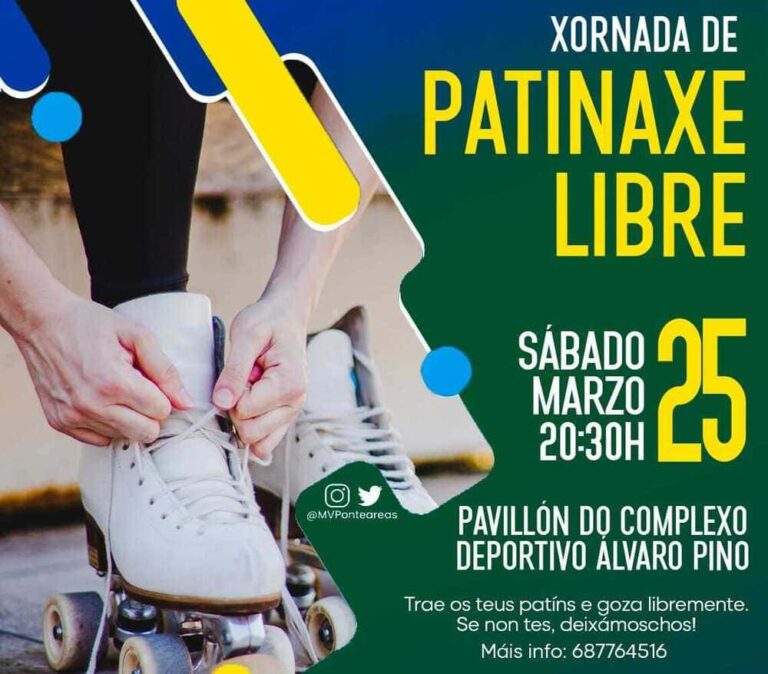 O programa «Mocidade Viva» de Ponteareas ofrece este sábado unha xornada de patinaxe libre