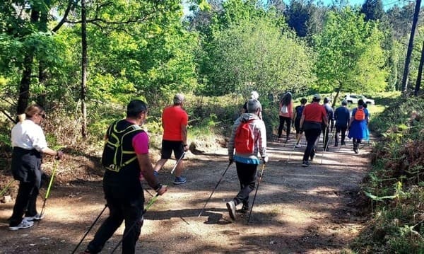 Unha nova ruta de marcha nórdica para descubrir Celeiros