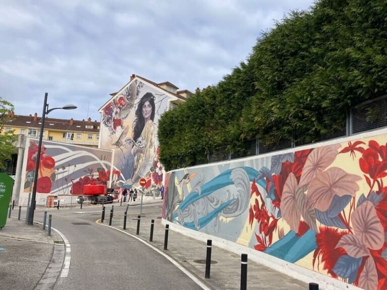 Nigrán estrea un gran mural na Ramallosa
