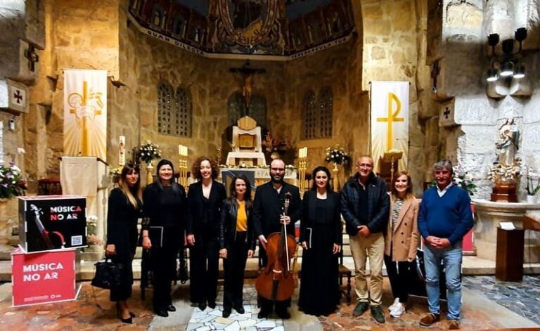O Templo Votivo de Panxón, primeiro escenario do ciclo Música no Ar