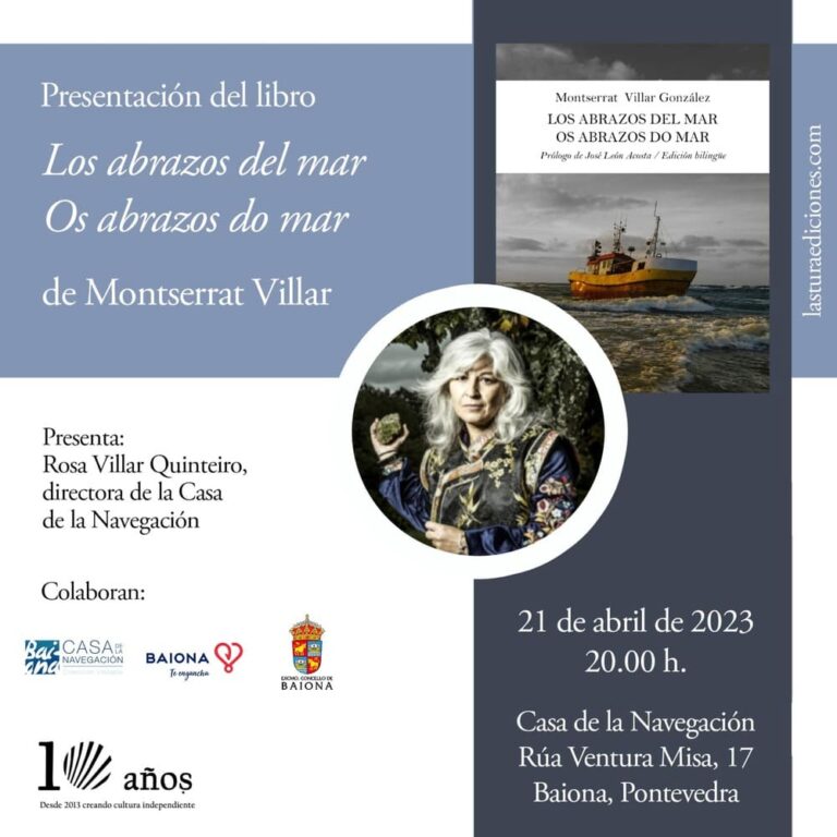 Montserrat Villar González presentará o seu libro na Casa da Navegación