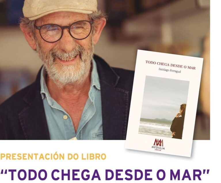 A Guarda presenta o libro “Todo chega desde o Mar” de Santiago Ferragud