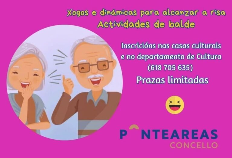 A risa como terapia no centro e nas parroquias de Ponteareas