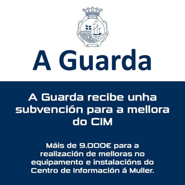 A Guarda recibe unha subvención para a mellora do CIM
