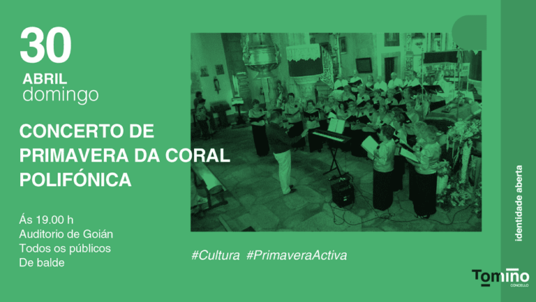 Nota musical en Tomiño co Concerto de Primavera da Coral Polifónica