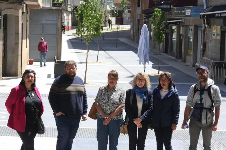 Ponteareas xa goza do seu primeiro camiño escolar seguro