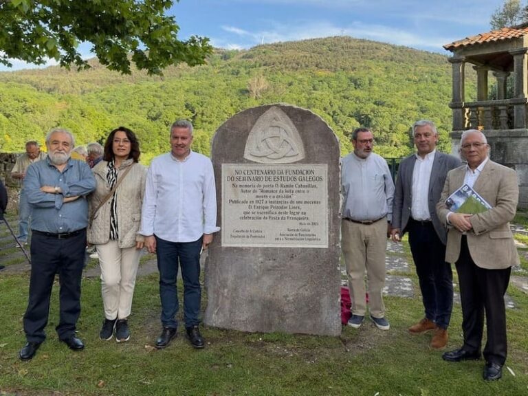 A Cañiza conmemorou o centenario da fundación do seminario de estudos galegos
