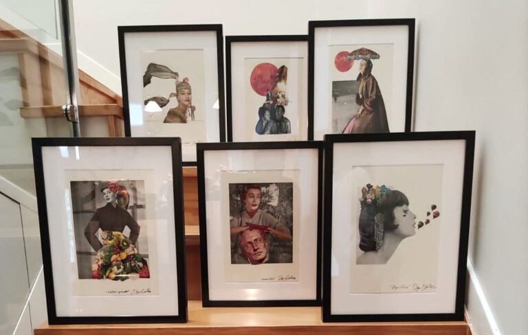 O escritor Diego Giráldez exporá os seus collages no Festival de Cans