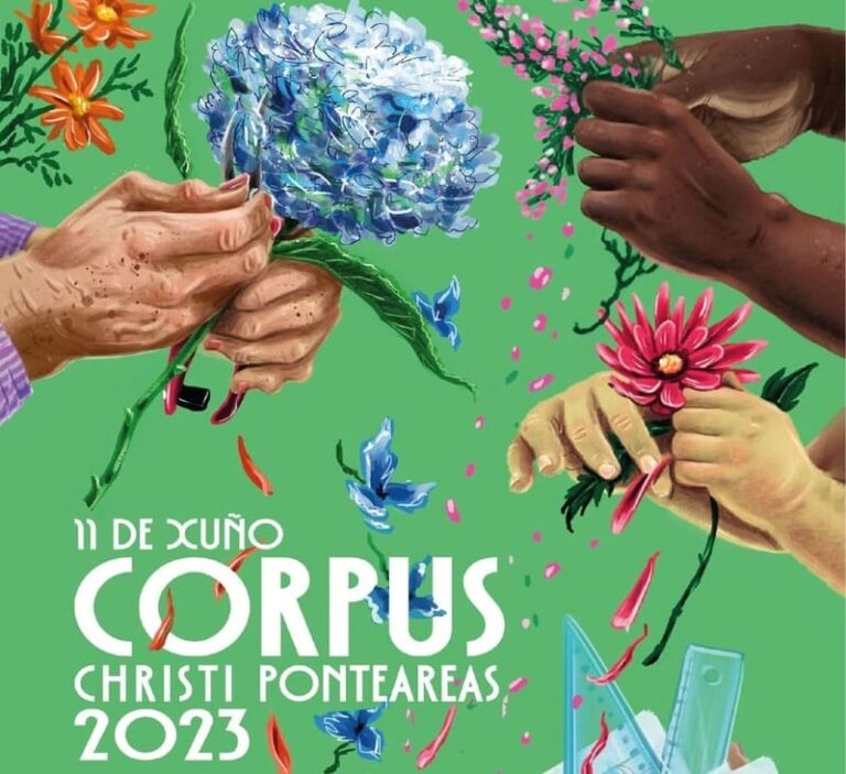 Animación, música, actividades e moito recendo a flores na programación para o Corpus de Ponteareas 2023