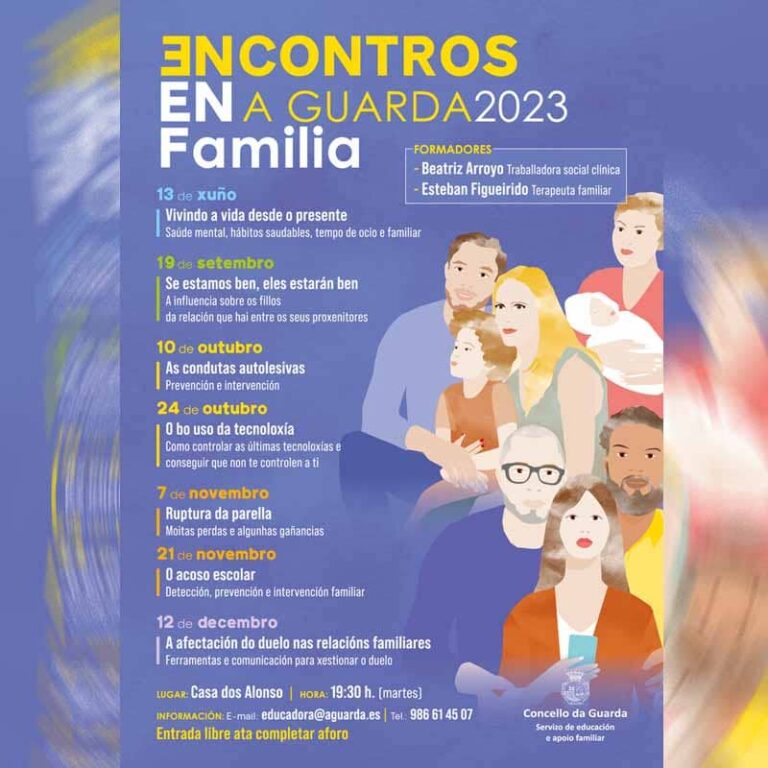 “Encontros en familia” continúa na Guarda mañá 21 de novembro