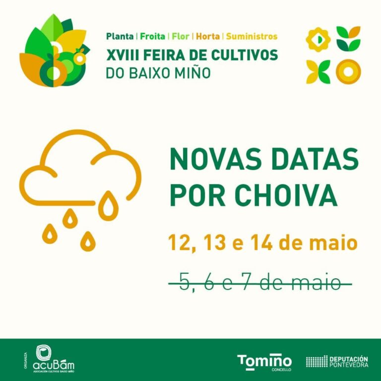 Aprazada pola chuvia a Feira de Cultivos do Baixo Miño