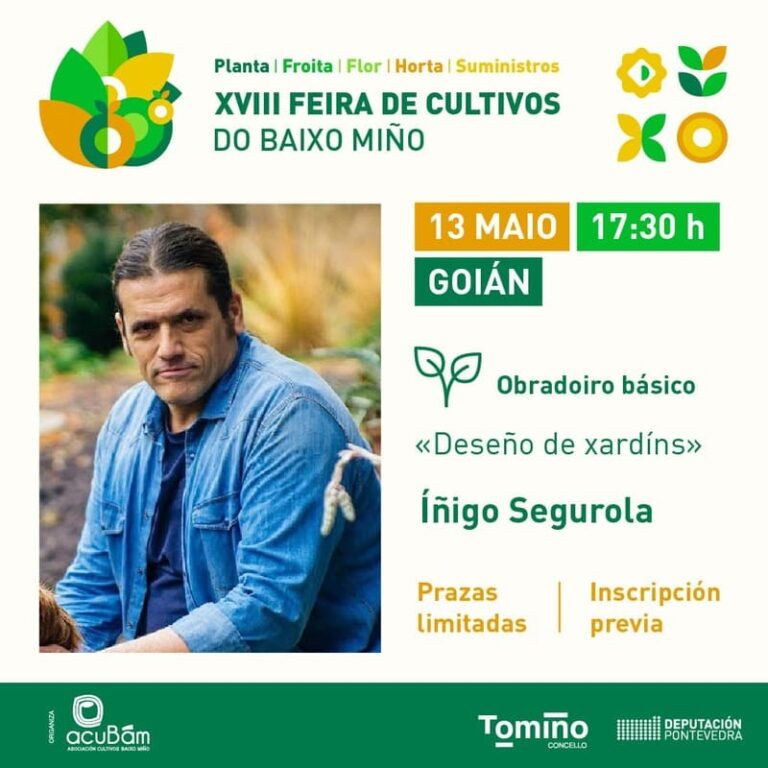 Íñigo Segurola, fan da Feira de Cultivos do Baixo Miño
