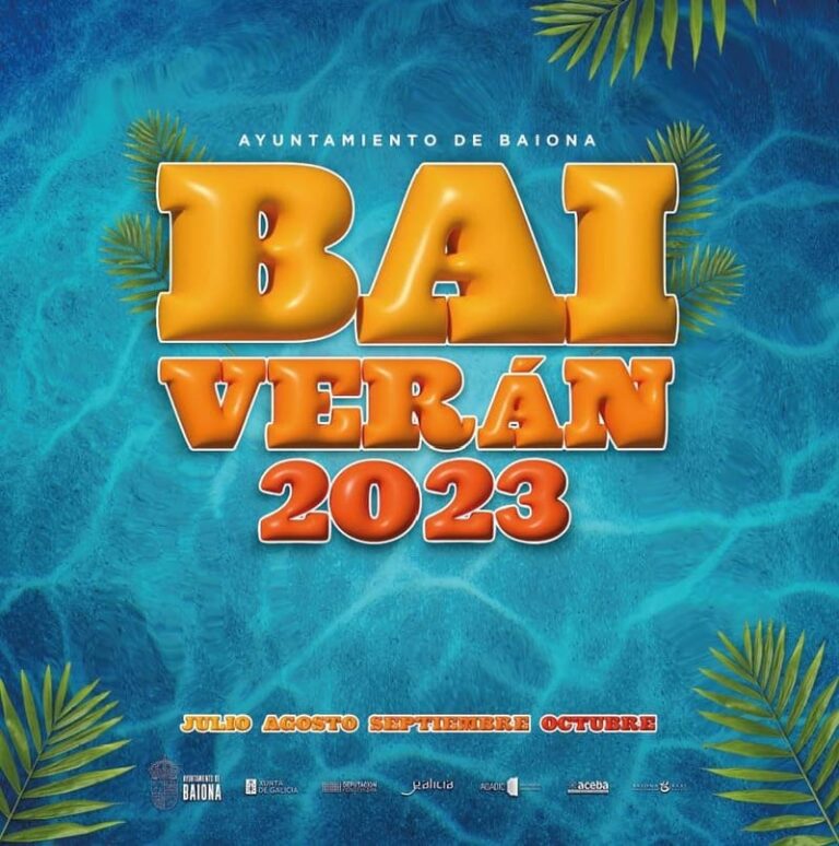 Baiona presenta as actividades de verán baixo o programa “Baiverán 2023”
