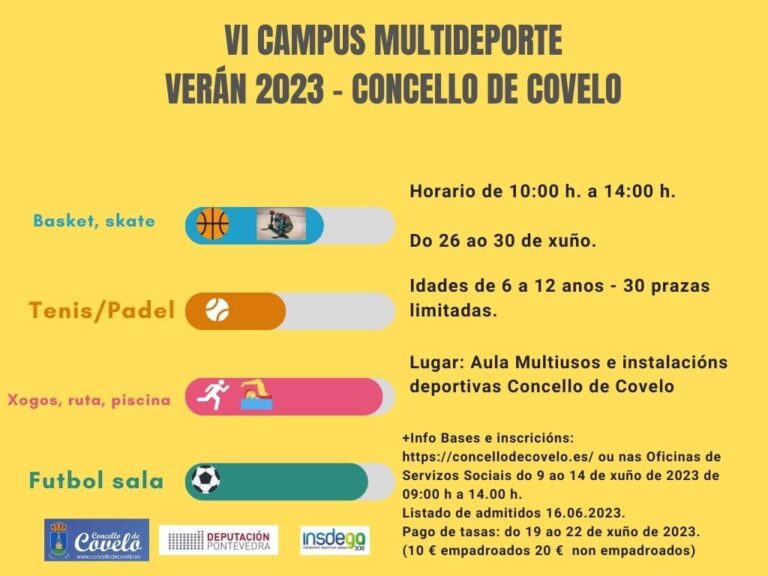 Campus multideporte de verán en Covelo