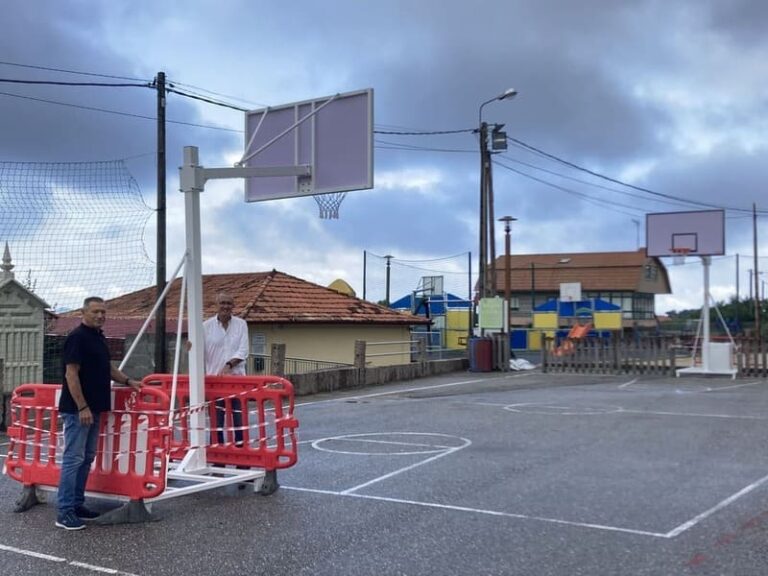 Nigrán instala dúas canastras no torreiro de Priegue