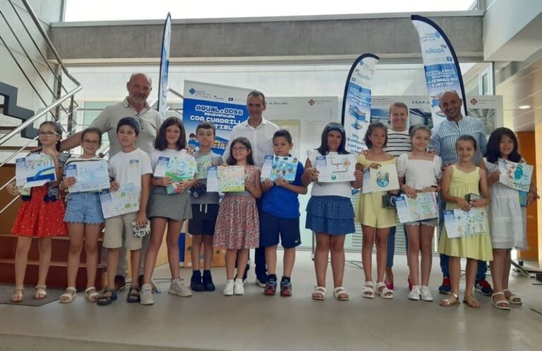 O Consorcio de Augas do Louro entrega os premios do seu concurso de debuxo infantil