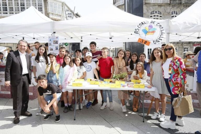 Nenos de Tui, O Porriño, Nigrán e Tomiño participan en “DepoEmprende na escola”