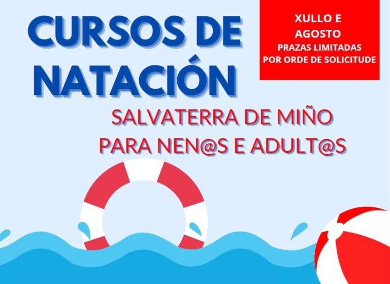 Salvaterra retoma os cursos de natación para este verán