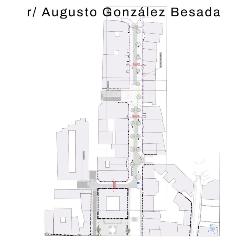 Tui humanizará a rúa Augusto González Besada e a Corredoira con fondos da Deputación