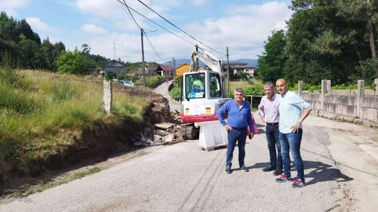 Comezan as obras de mellora do vial e pistas deportivas de Vilafría