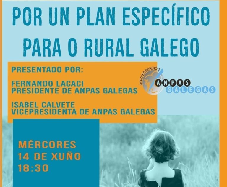 A Federación de Anpas de Redondela aposta por un plan específico para o rural galego