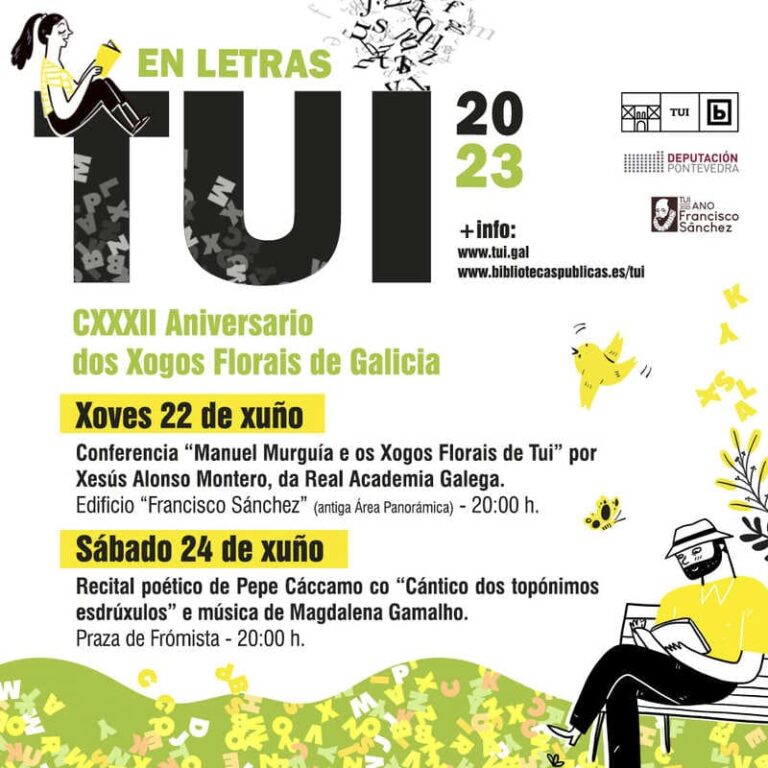 Tui celebra o CXXXII Aniversario dos Xogos Florais de Galicia