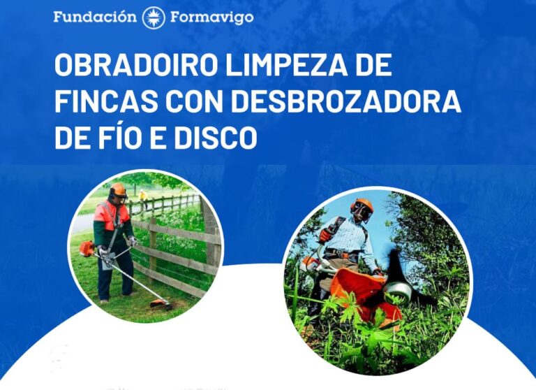 A Fundación Formavigo ofrece un obradoiro de limpeza de leiras na horta comunitaria en Redondela