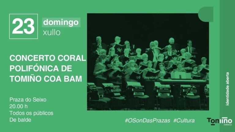 A Coral Polifónica e a BAM poñen a nota musical en Tomiño