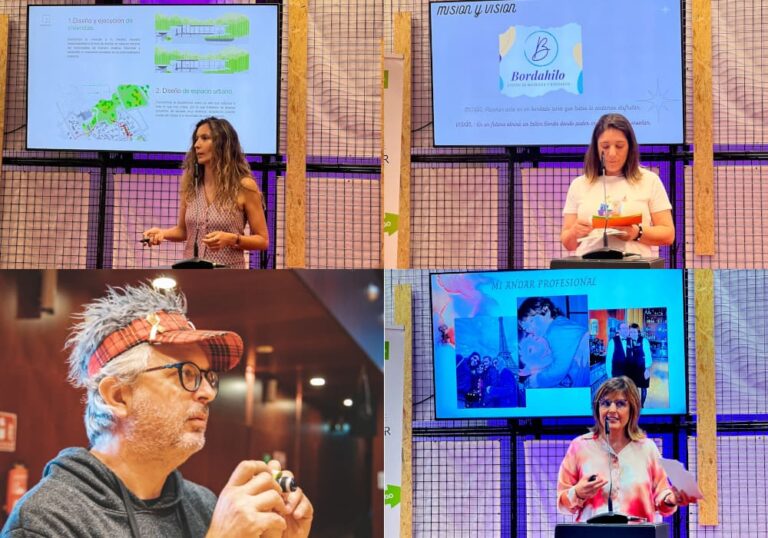 Catro persoas emprendedoras de Tui participaron no coworking da Deputación e da Escola de Organización Industrial