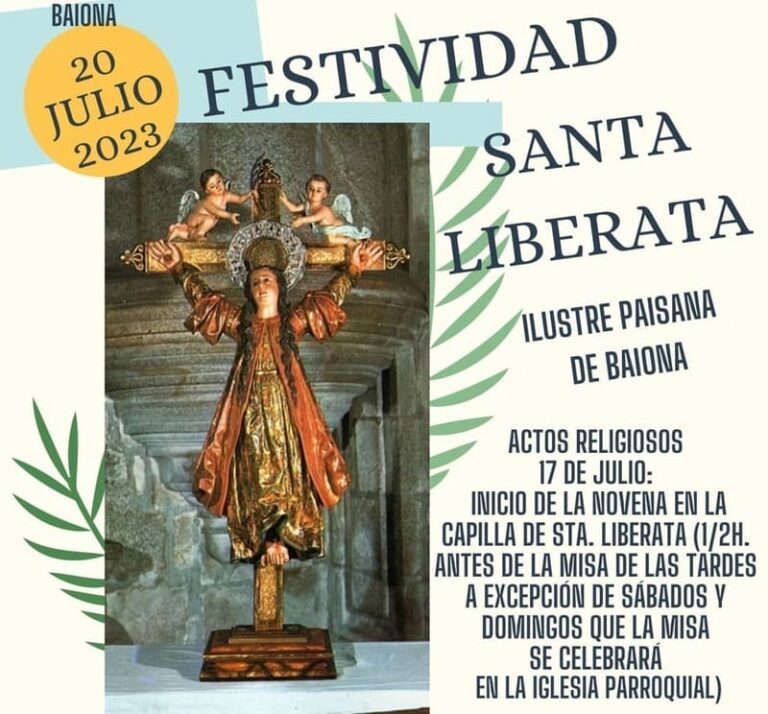 Baiona celebra a festividade de Santa Liberata