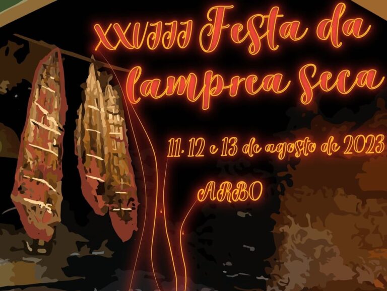 Homenaxe á lamprea en Arbo os días 11, 12 e 13 de agosto