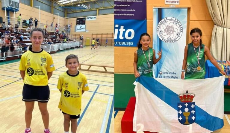 Salvaterra triunfa no Cantabria o TOP TTR solares de bádminton