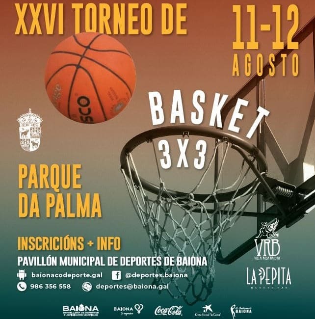 O baloncesto inunda Baiona co Torneo de basket 3×3