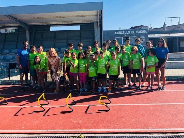 Visita da concelleira de Deportes de Baiona aos distintos campus que se ofrecen na vila